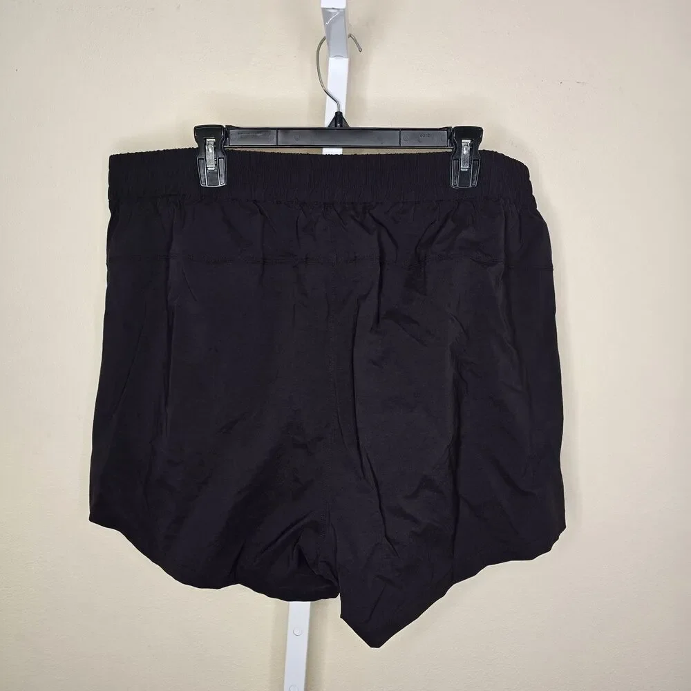 Universal Standard Women's L (3X) Black Elastic Waist Shorts 4